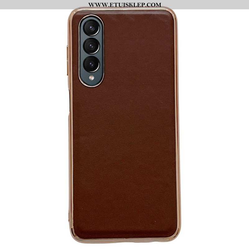 Etui do Samsung Galaxy Z Fold 4 Zwykła Sztuczna Skóra Premium